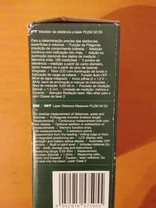 Medidor Láser Parkside PLEM 50 DS