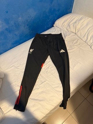 Pantalón Liverpool largo negro/rojo Talla M