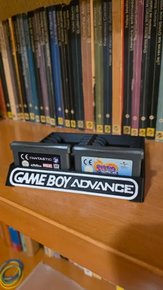 Soporte expositor 20 juegos GameBoy Advance