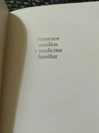 PRIMEROS AUXILIOS Y MEDICINA FAMILIAR
