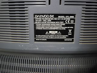 Televisor Daewoo CRT Negro/Gris