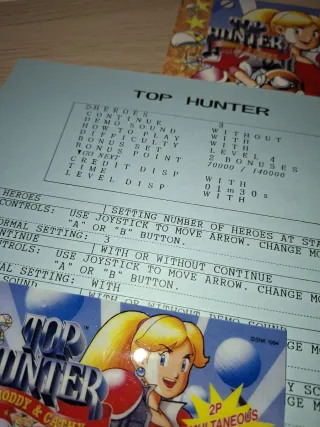 TOP HUNTER Kit art set flyers manual marquesina