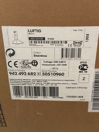 Campana extractora Ikea