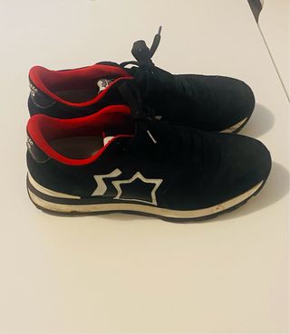 Atlantic Stars Scarpe sportive nere e rosse