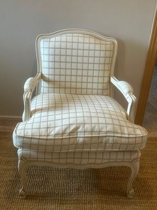 Butaca La Internacional beige/blanco