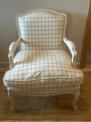 Butaca La Internacional beige/blanco
