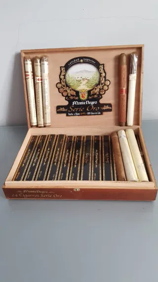Caja de puros Monte Negro Serie Oro Cuba