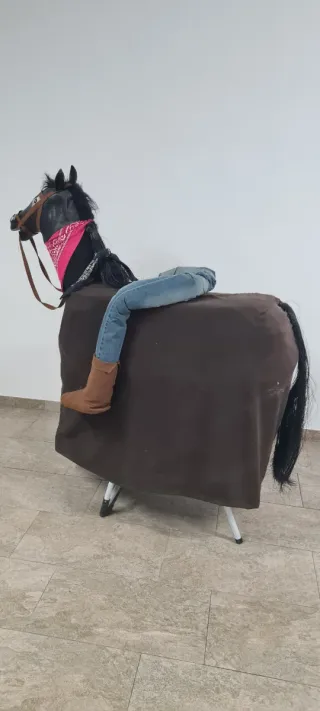 Disfraz de jinete con caballo