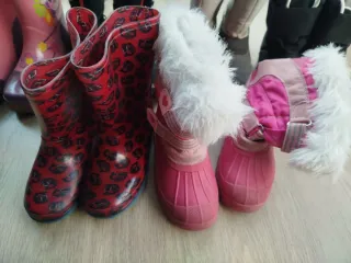 Botas de montaña y lluvia para niño y niña