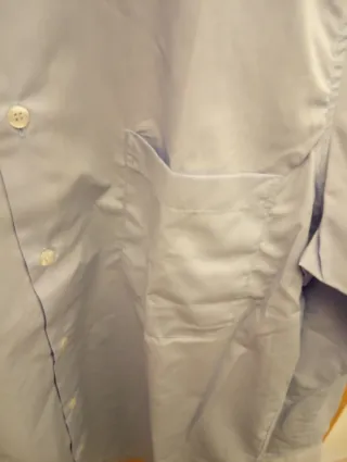 Camisa manga larga azul