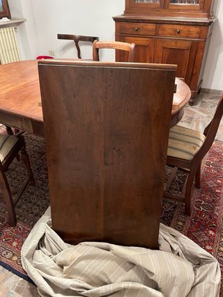 Tavolo noce allungabile '800