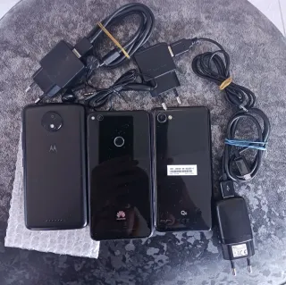 Lote 3 Smartphone Huawei, LG, Motorola