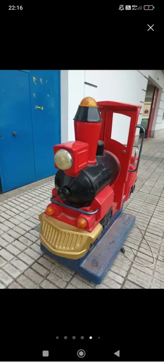 Tren infantil vintage para atracciones