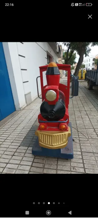 Tren infantil vintage para atracciones
