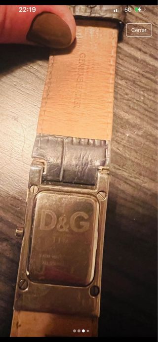 Reloj D&G Negro y Dorado