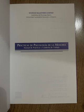 Prácticas de psicología de la memoria
