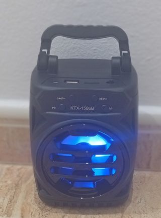 Altavoz KTX-1586B Negro con Luces LED