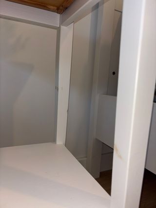 Mesita de noche HEMNES IKEA blanca