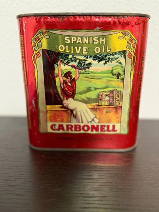 Lata Aceite Carbonell Español Antigua