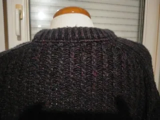 Jersey de lana gris oscuro hombre