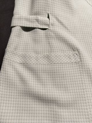 Mandilón, Bata Cuadritos Verde - Blanco