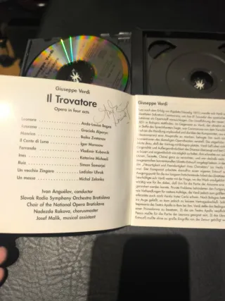 Verdi: ópera Il Trovatore - CD