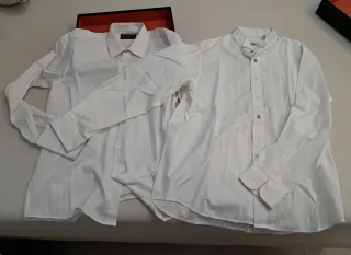 Lote 2 camisas Esmoquin + Fajín + Pajarita