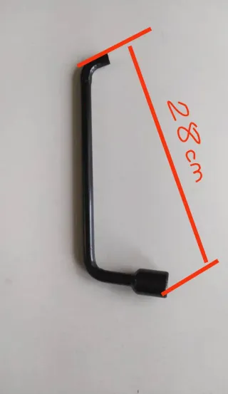 Llave Original de rueda coche 17mm