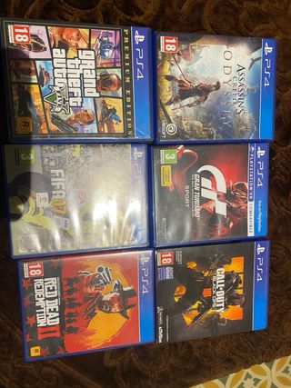 PS4 1TB + 6 Juegos + 2 Mandos