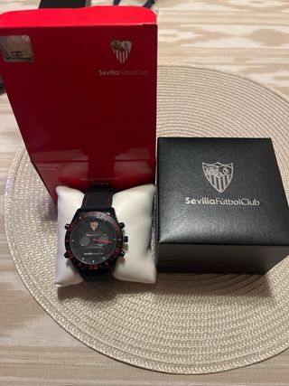 Reloj Oficial Sevilla FC Negro y Rojo