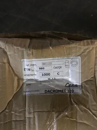 Restos Tornillería DIN 931 DACROMET 320