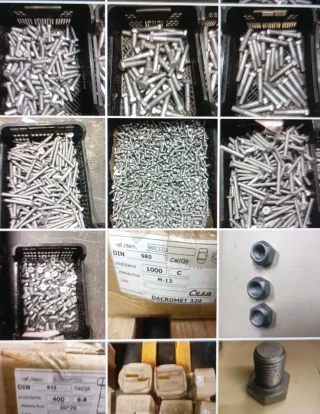 Restos Tornillería DIN 931 DACROMET 320