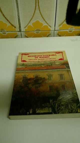 Libro Biografía literaria de Madrid