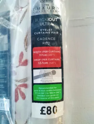 Cortinas Forradas con Estampado Floral