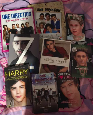 Libros One Direction + Libro Justin Bieber+ Regalo