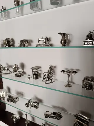 Figuras  baño de plata coleccionables