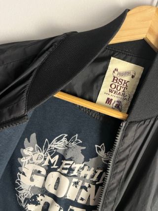 Bomber Bershka nero e bianco