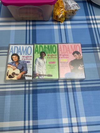 Lote 3 Cintas Cassette Adamo 30 Años Éxitos