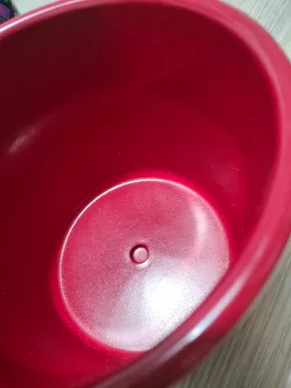 Maceta Decorativa Roja Cerámica