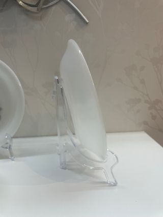 6 Platos Hondos Arcopal Rosas