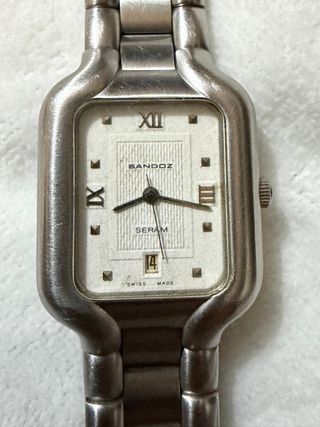 Reloj Sandoz SERAM Plata y Blanco
