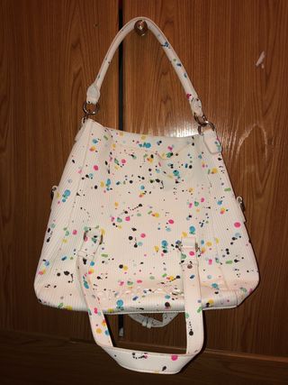 Bolso Desigual Blanco Multicolor