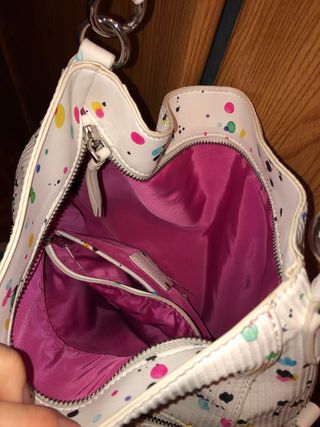 Bolso Desigual Blanco Multicolor