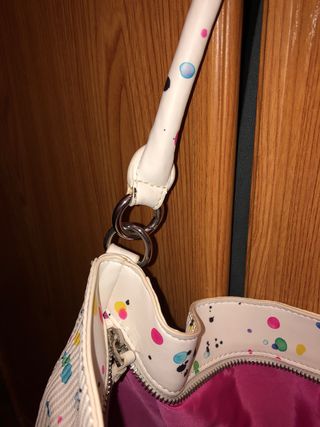 Bolso Desigual Blanco Multicolor