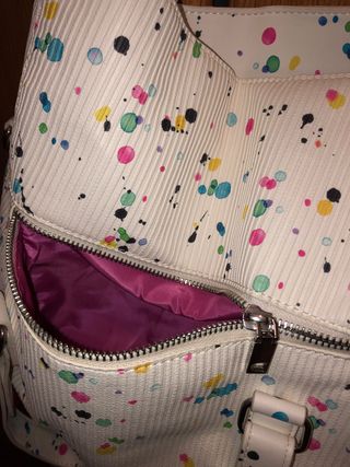 Bolso Desigual Blanco Multicolor
