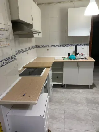 Encimera de cocina con fregadero