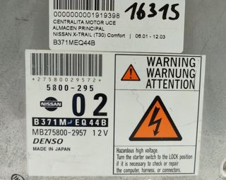 Nissan b371meq44b centralita motor x-trail 1919398