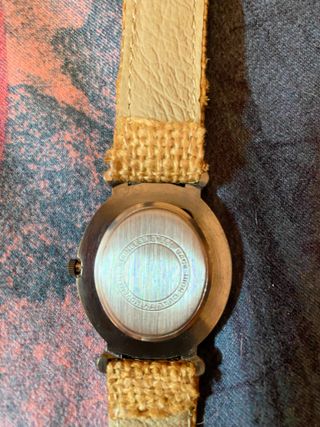 Reloj Muñeca Unisex Estilo Vintage Esparto/Madera