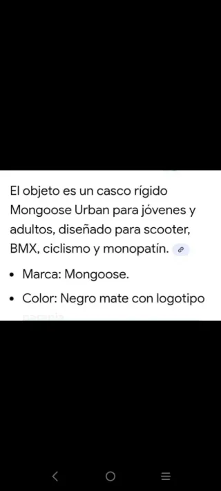 Casco Mongoose Negro Bicicleta/Monopatín