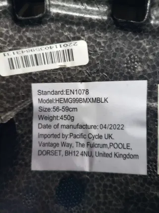 Casco Mongoose Negro Bicicleta/Monopatín
